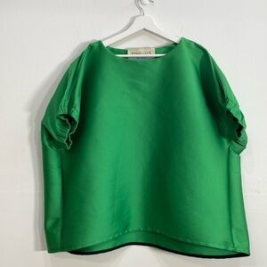 Tish Cox Top Large Green